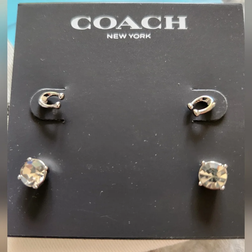NWT Coach‎ earring set - Picture 4 of 6